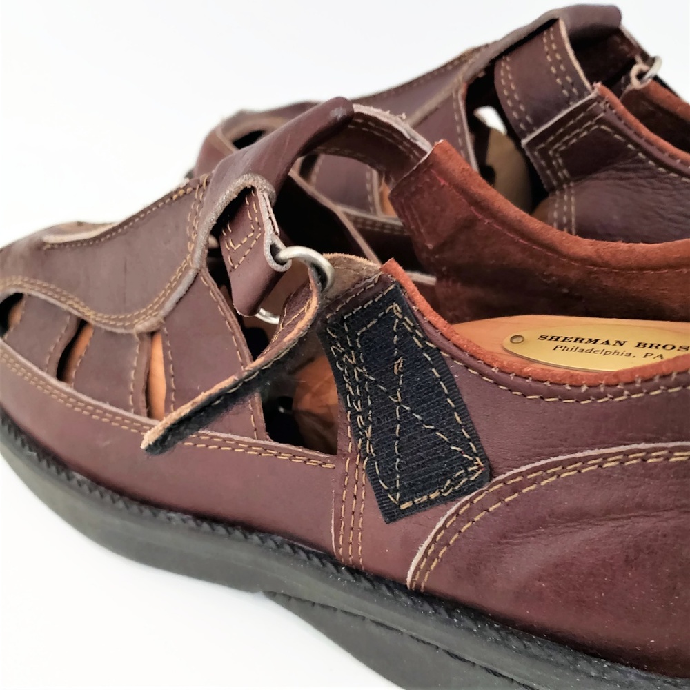 Handmade Huarache Sandals Mexico Mens Size 9 - Picture 5 of 6